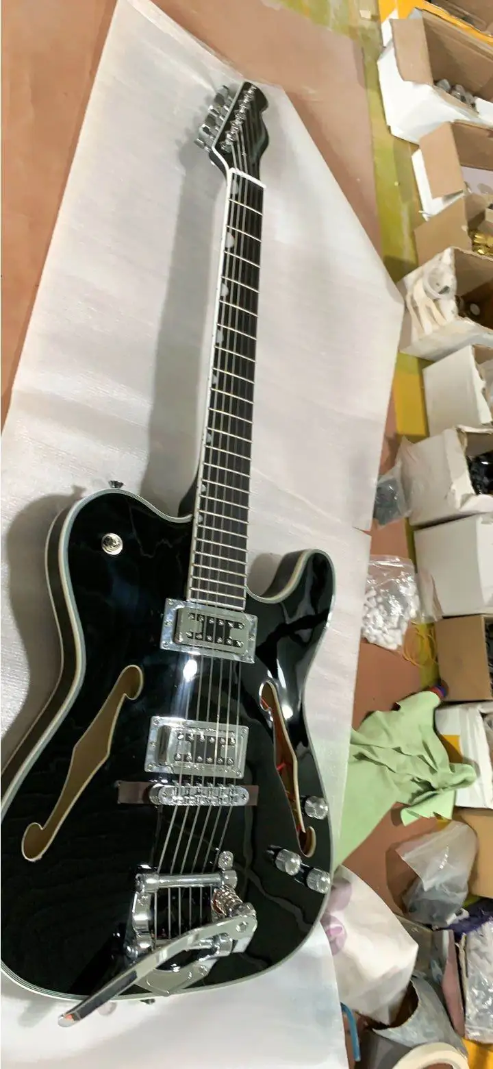 Новое поступление электронная гитара модель Tel с F-отверстиями система Tremolo в