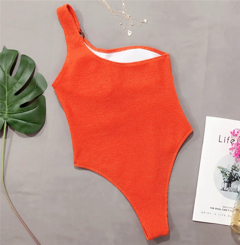

One Piece Swimsuit Women Swimwear Sexy White 2020 Neck Bathing Suit Bodysuit Swimming Suits for Swimwear Beach Wear Monokini