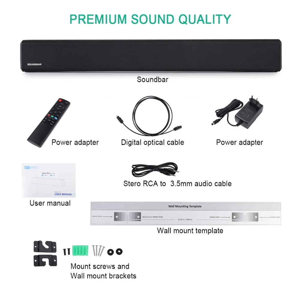 100 Вт сенсорный экран + пульт дистанционного управления звуковая система для