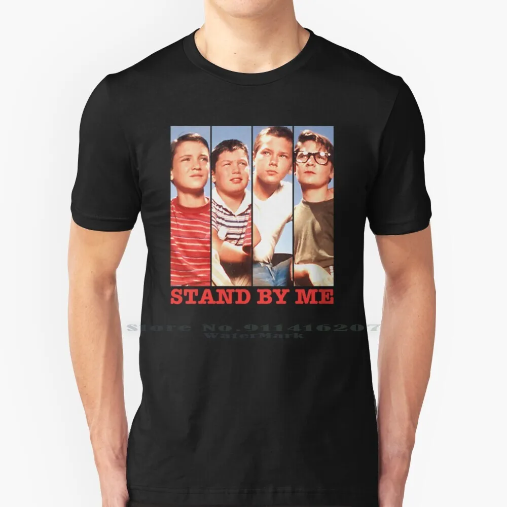 Футболка с надписью Stand By Me 100% чистый хлопок свитона река Феникс Стефен Кинг