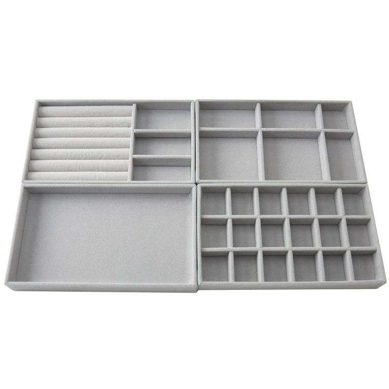 Органайзер для ювелирных изделий бархатный лоток хранения демонстрационная