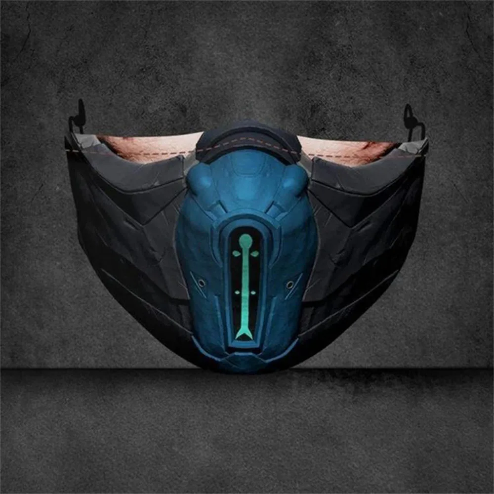 Забавная Пылезащитная маска Mortal-Kombat-Mouth для косплея женщин и мужчин защита лица