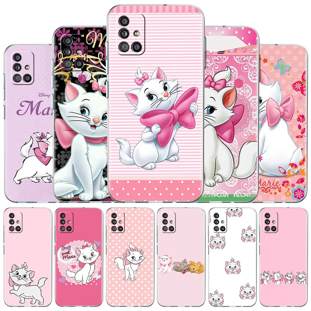 

Cute The Aristocats Clear Soft Case For Samsung A51 A52 A12 A32 A72 A21s A71 Transparent Silicone Printing Drawing Cover