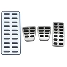 Педали подходят для Hyundai Ix25, Creta, Accent, Verna, Solaris, Kia K2, Rio, Soul, KX3, крышка топливного тормоза, сцепления, аксессуары
