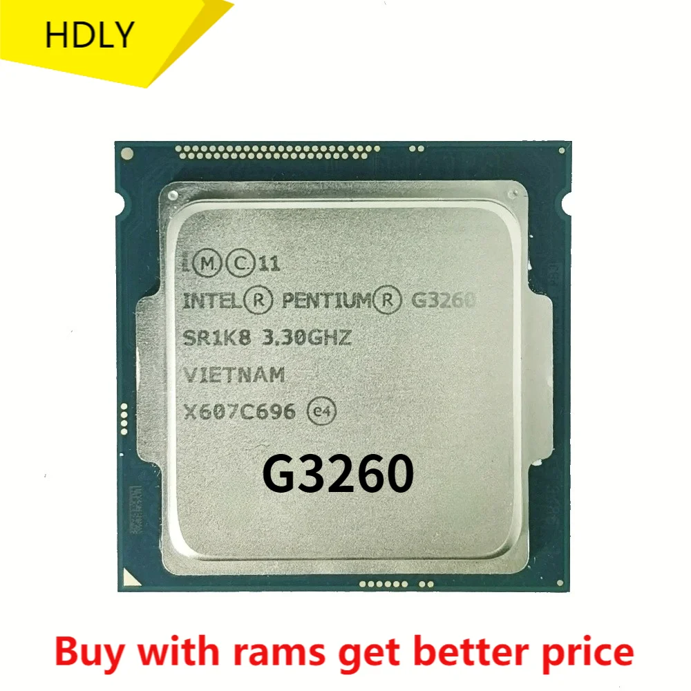 Двухъядерный процессор Intel Pentium G3260 3 ГГц Мб 53 Вт LGA 1150 | Компьютеры и офис