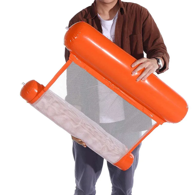 Надувной матрас для взрослых плавающая кровать гамак шезлонг плавательное