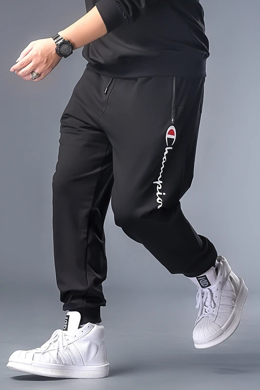 

Plus velvet sports pants men's loose autumn and winter plus fat casual pants fat men's large size pants autumn wear