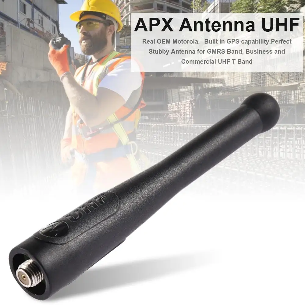 Антенна UHF APX цифровая машина + GPS XTS3000 XTS5000 APX7000 XTS2500 450 527 для Motorola короткая|Запчасти