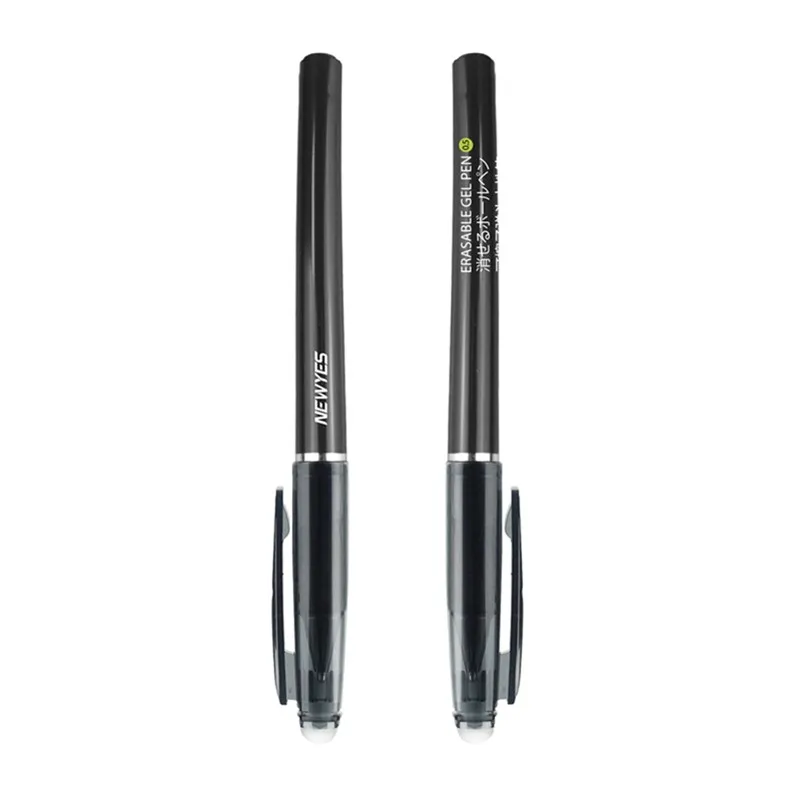 2pcs Black pen NEWYES Original smart notebook Erasable Gel, Fine Point, Black inks - Цвет: 2pcs Black pen