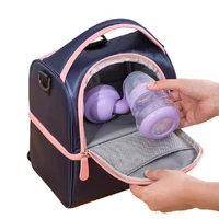 waterproof milk case double layer portable mommy bag breast pump backpack thermal lunch bags cooler picnic pouch for kid women