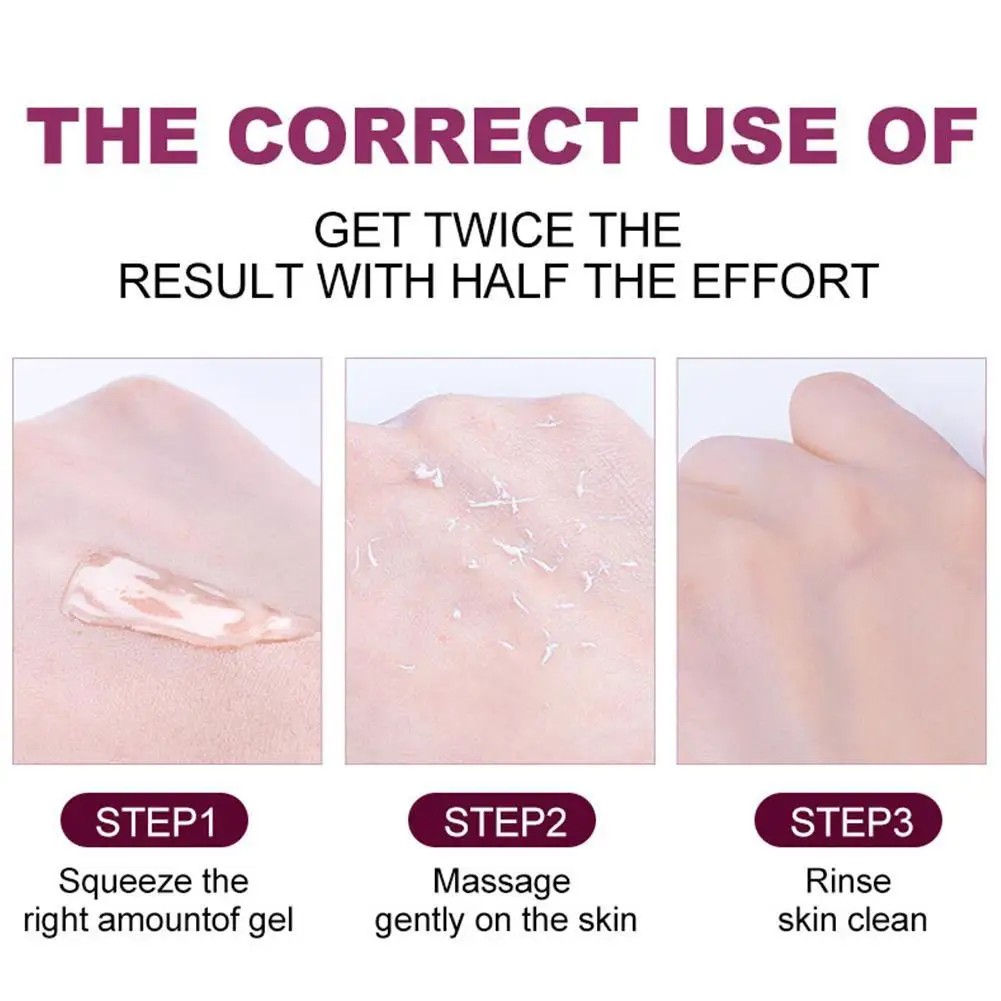 Очищающее средство для лица натуральный Отшелушивающий отбеливание и