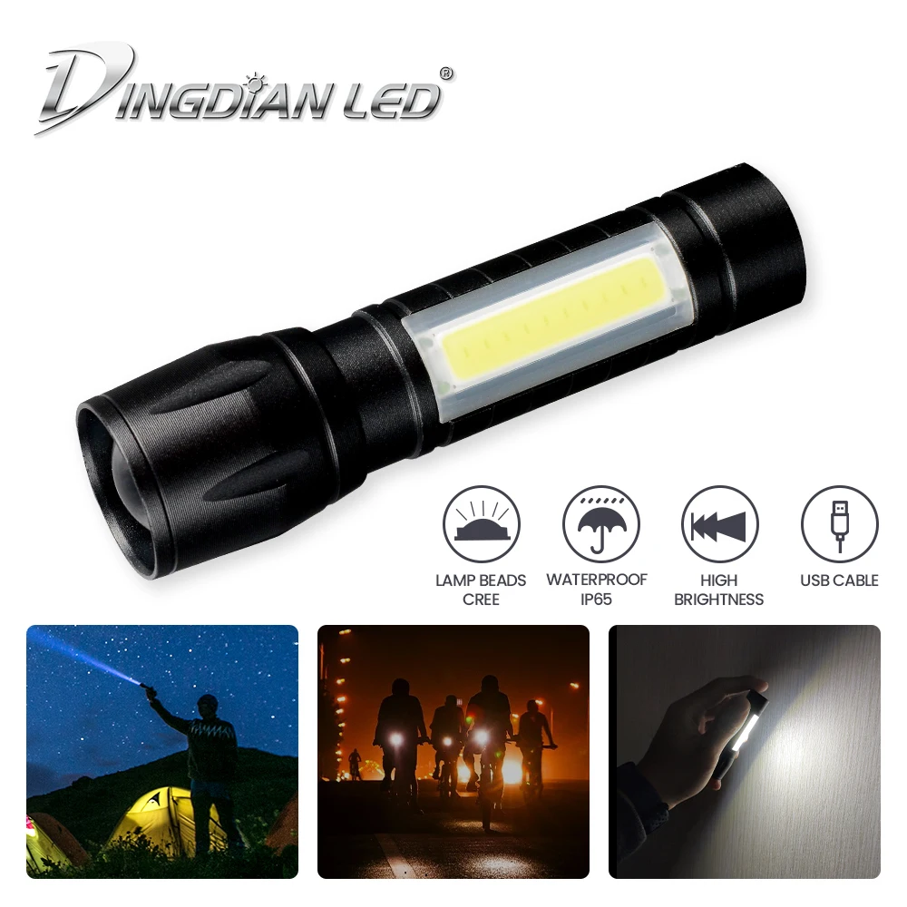 

Светодиодный вспышка светильник фонарь Тактический бортовой светильник вспышки светильник Масштабируемые CREE светодиодный USB Перезаряжае...