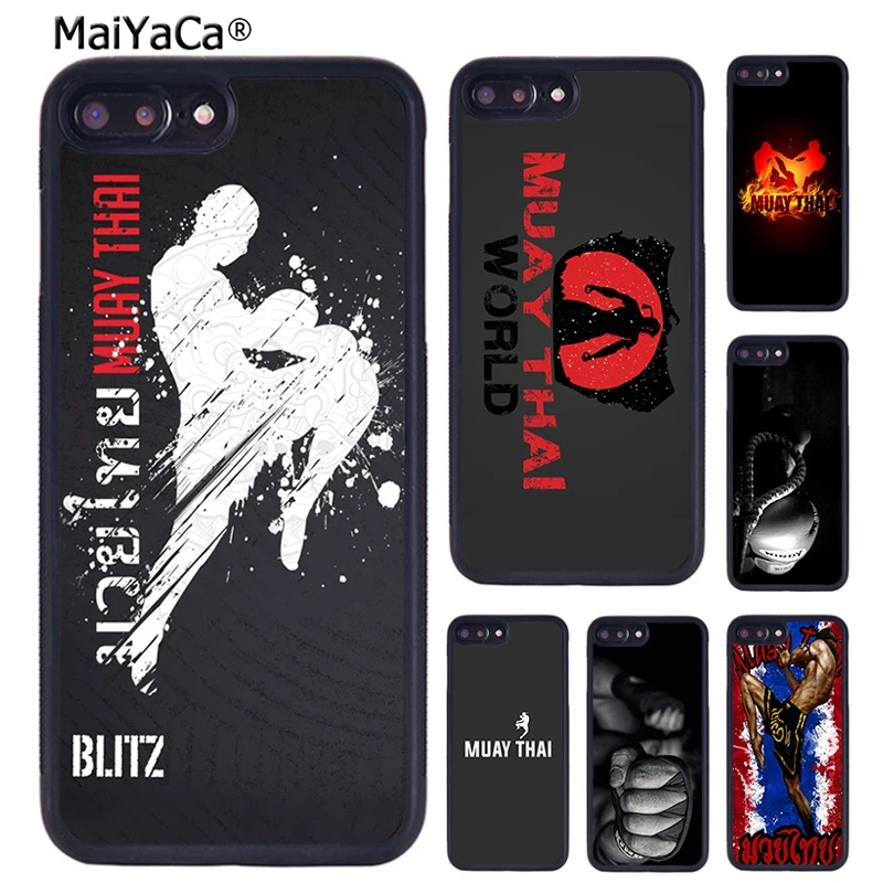MaiYaCa Муай Тай кикбоксинг Чехлы для iPhone X XR XS 11 12 13 Pro MAX 5 6 S 7 8 Plus Samsung Galaxy S6 S7 S8 S9 S10 |