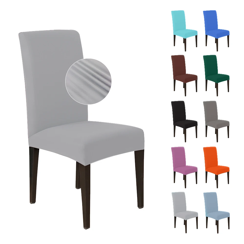 

Чехлы на стулья для кухни, защитный чехол, эластичный чехол для банкета, гостиницы, обеденного стула, съемная эластичная ткань