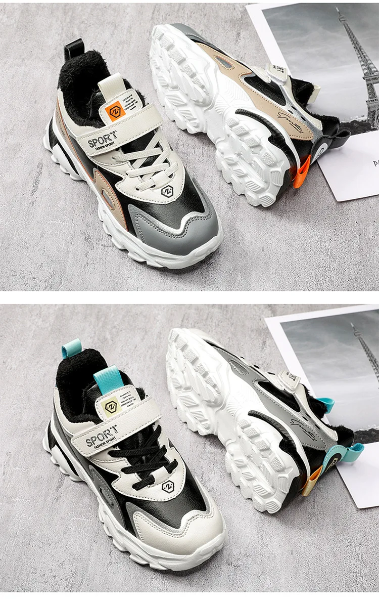 

Children Shoes Boys Sneakers Sport Shoes Child Rubber Leisure Trainers Casual Kids Sneakers 2020 winter warm boots tennis shoes