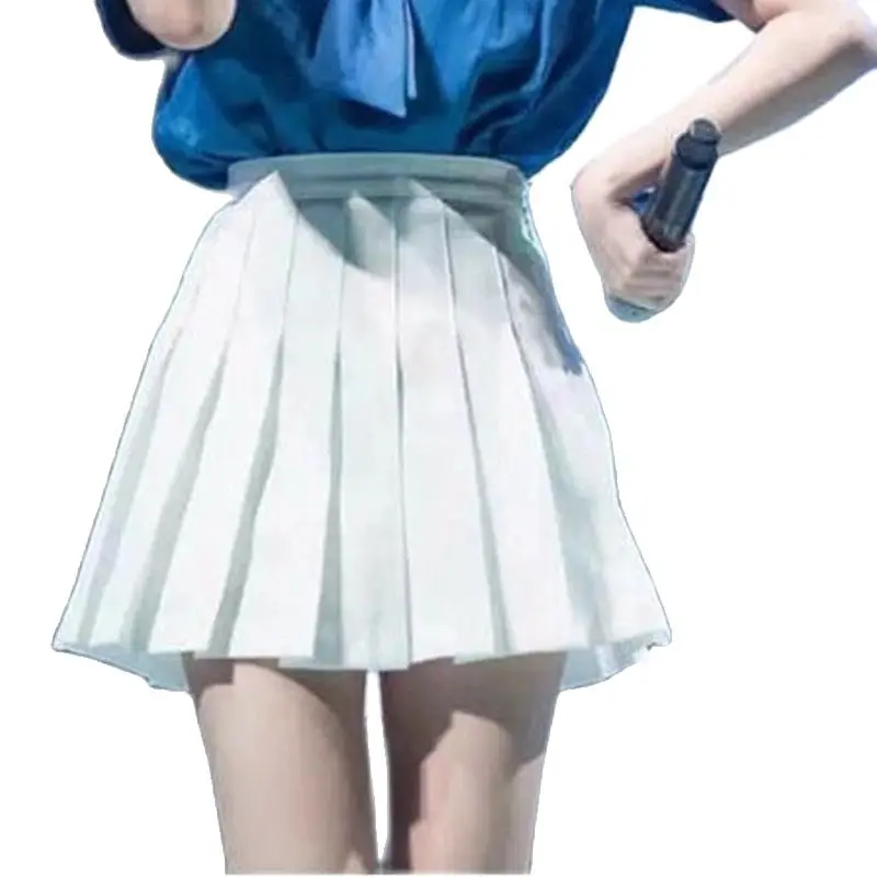 

Женская плиссированная мини-юбка, клетчатая юбка с высокой талией, в Корейском стиле, весна-лето 2022