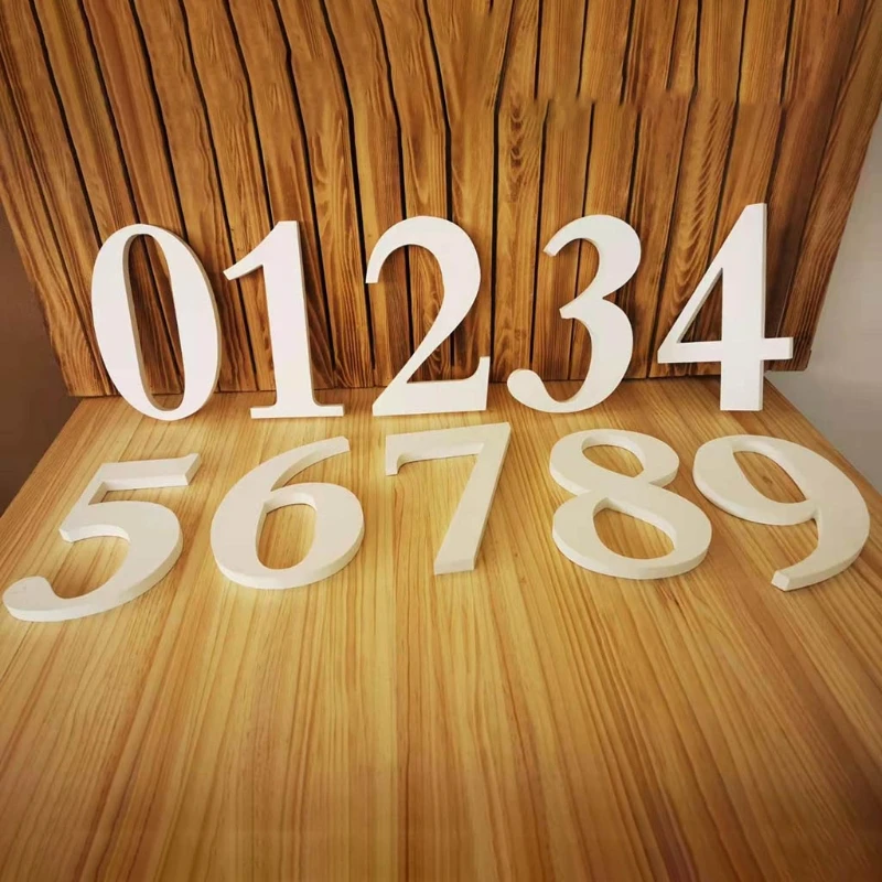 

0-9 Wooden Number Milestone Photo Photography Props Birthday Party Decoration