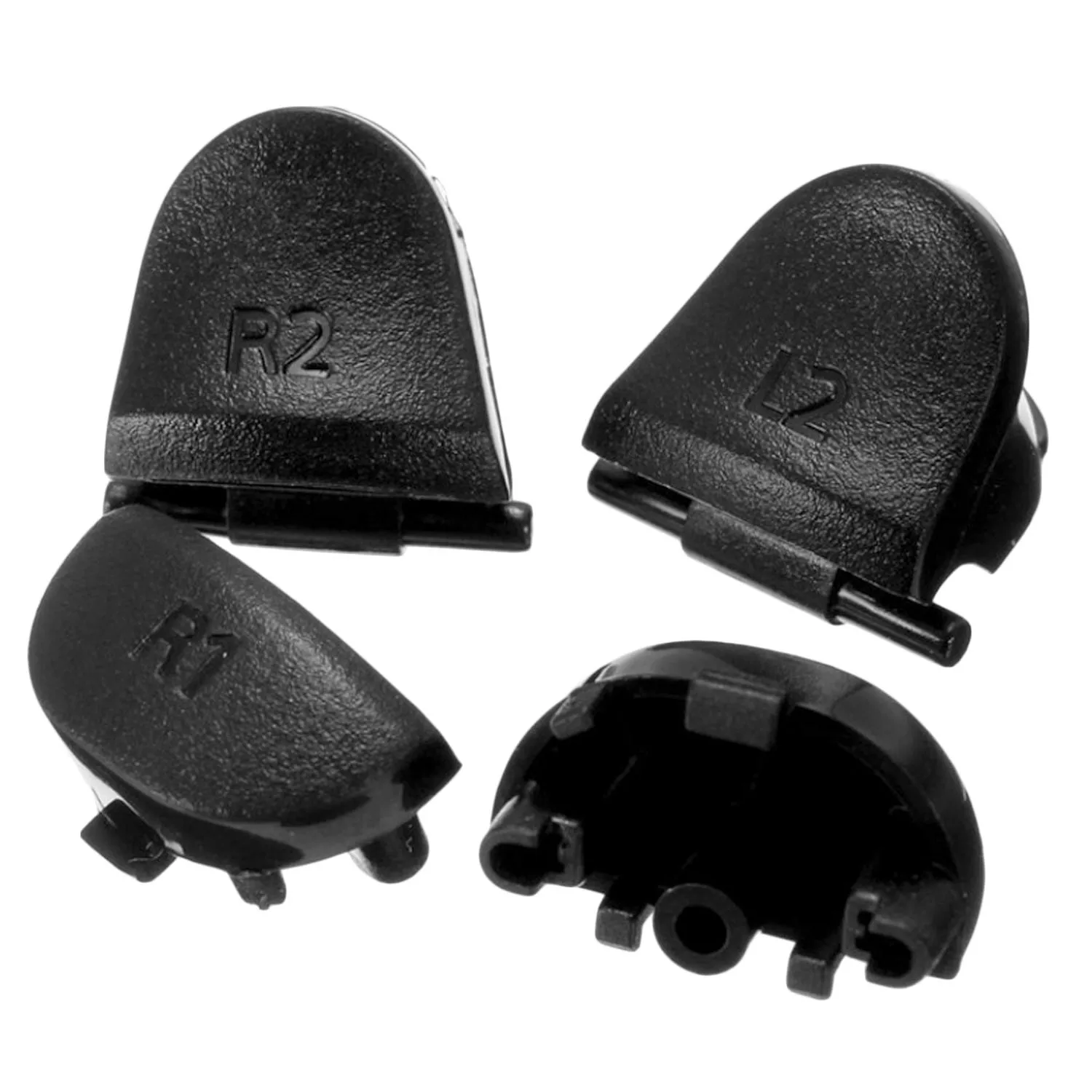 4 шт. Набор сменных пусковых кнопок Bevigac L1 R1 L2 R2 с 1 парой пружин для контроллера Sony