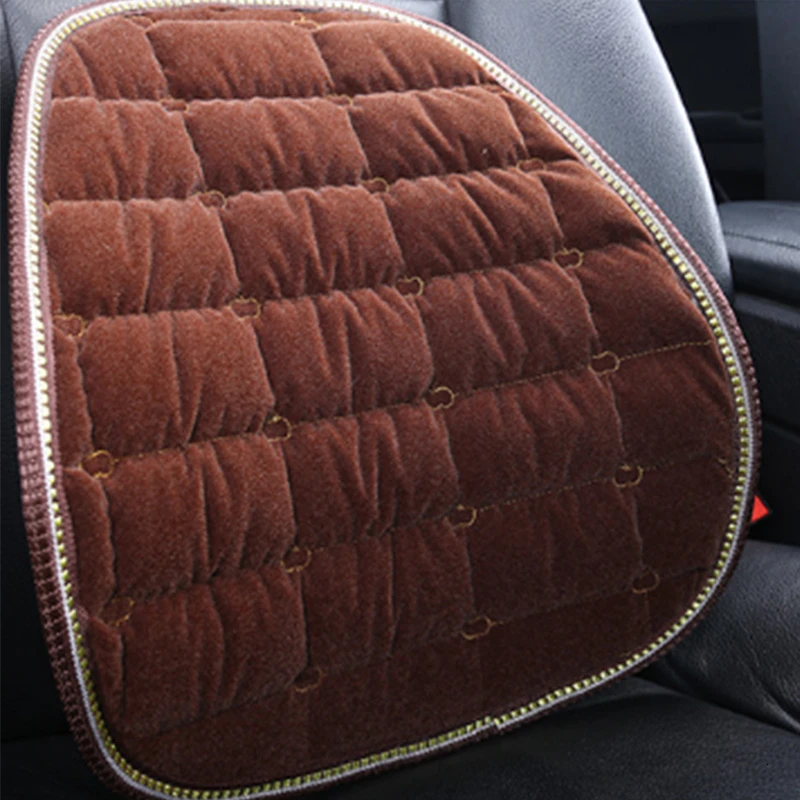 Зимняя теплая Автомобильная подушка для массажа здоровая поясная поддержка