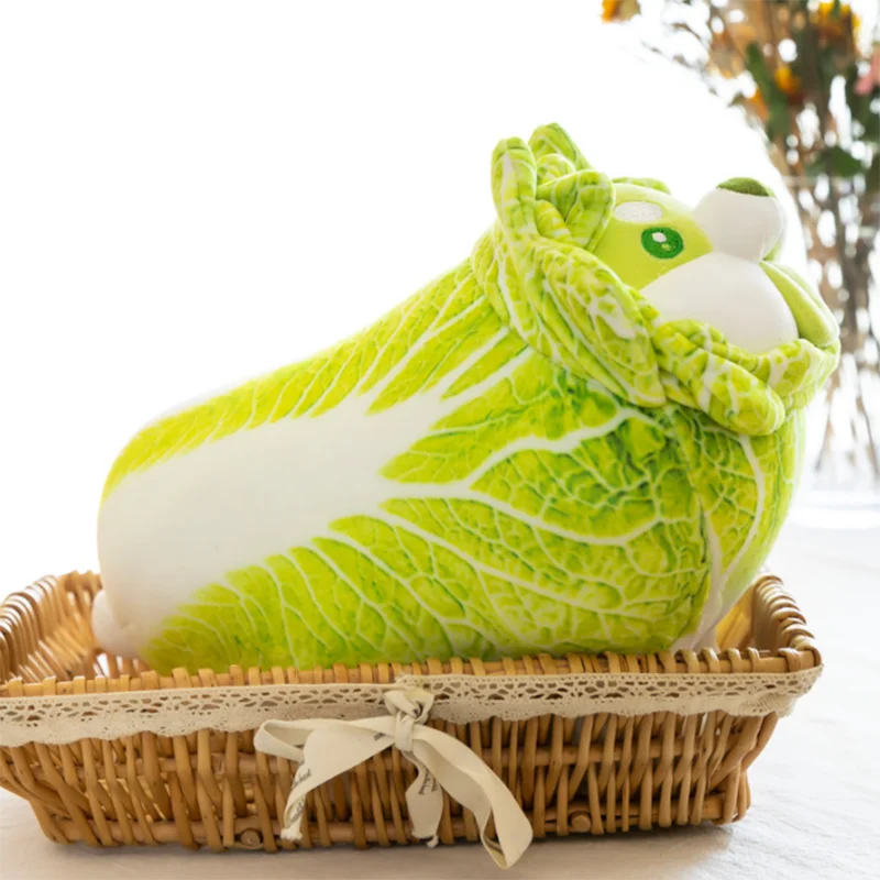 Симпатичная плюшевая игрушка в виде овощей японская капуста собака пушистые