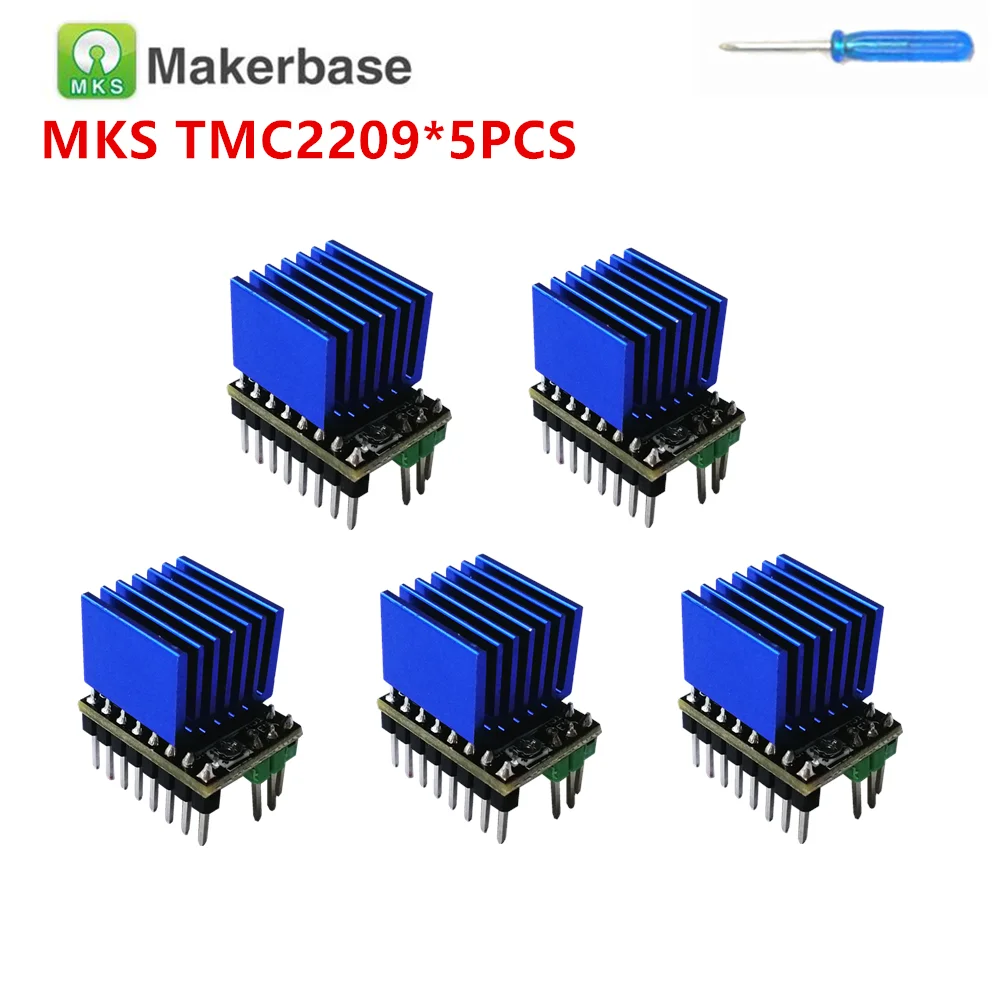 Драйвер шагового двигателя MKS TMC2209 v2.0 для модуль драйвера ROBIN NANO V3 детали 3D