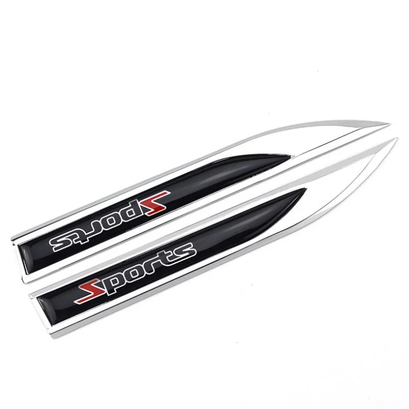 3D стайлинга автомобилей значок на боковое крыло эмблема спортивный автомобиль
