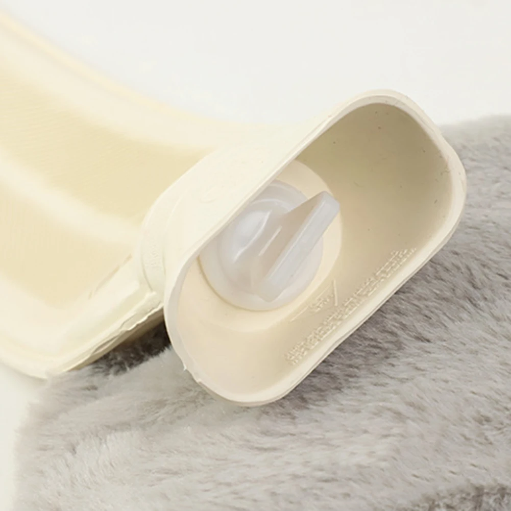 

Removable Hot Water Bottle Compress Waist Shoulder Foot Neck Warmer Faux Fur Bottle for Hand Warm Festival Christmas Gift