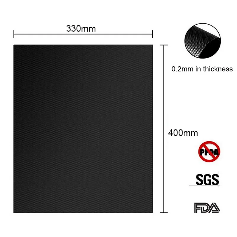 Антипригарные барбекю гриль и выпечки коврики многоразовые Telfon Coooking пластины