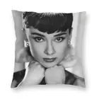 Двусторонний чехол для подушки с 3D-принтом Audrey Подушка Хепберн, украшение для гостиной
