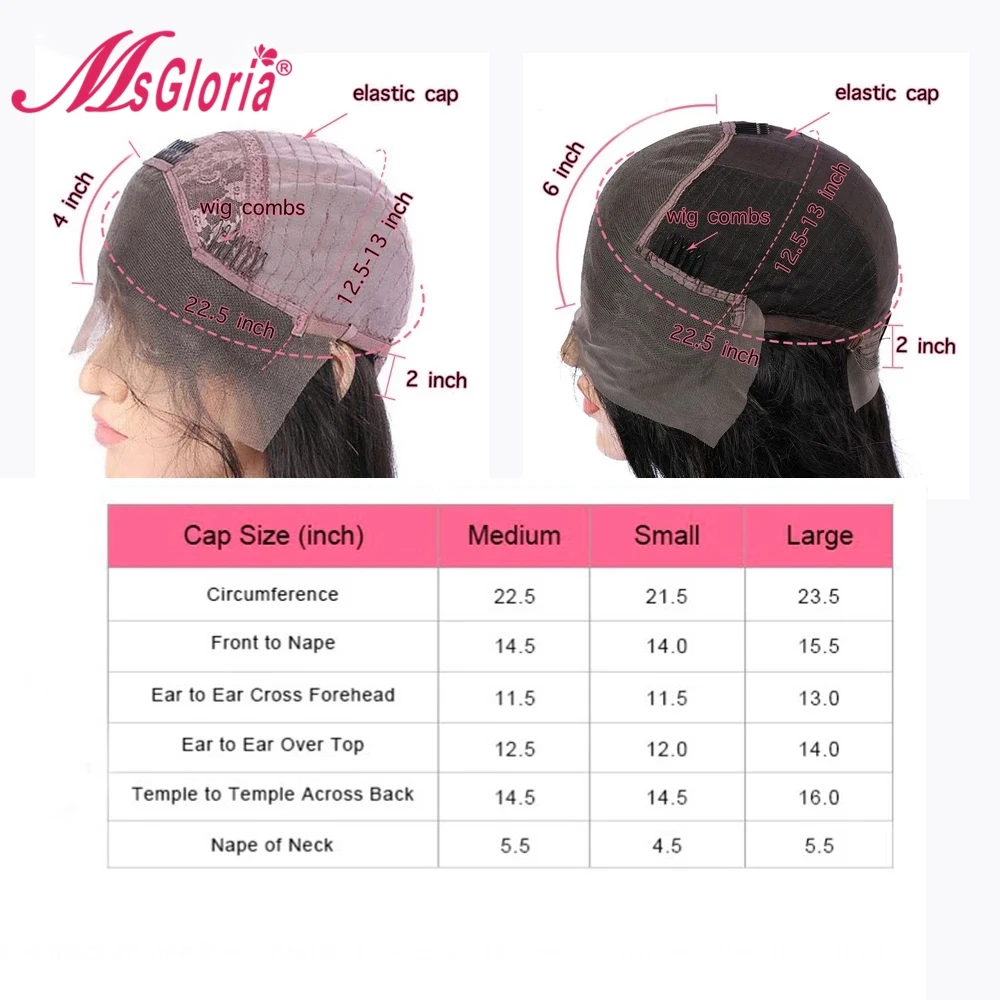 

Brazilian Remy Pink Ombre Human Hair Wig 13x6 Purple Straight Lace Front Wig With Baby Hair Transparent Lace Wigs For Women