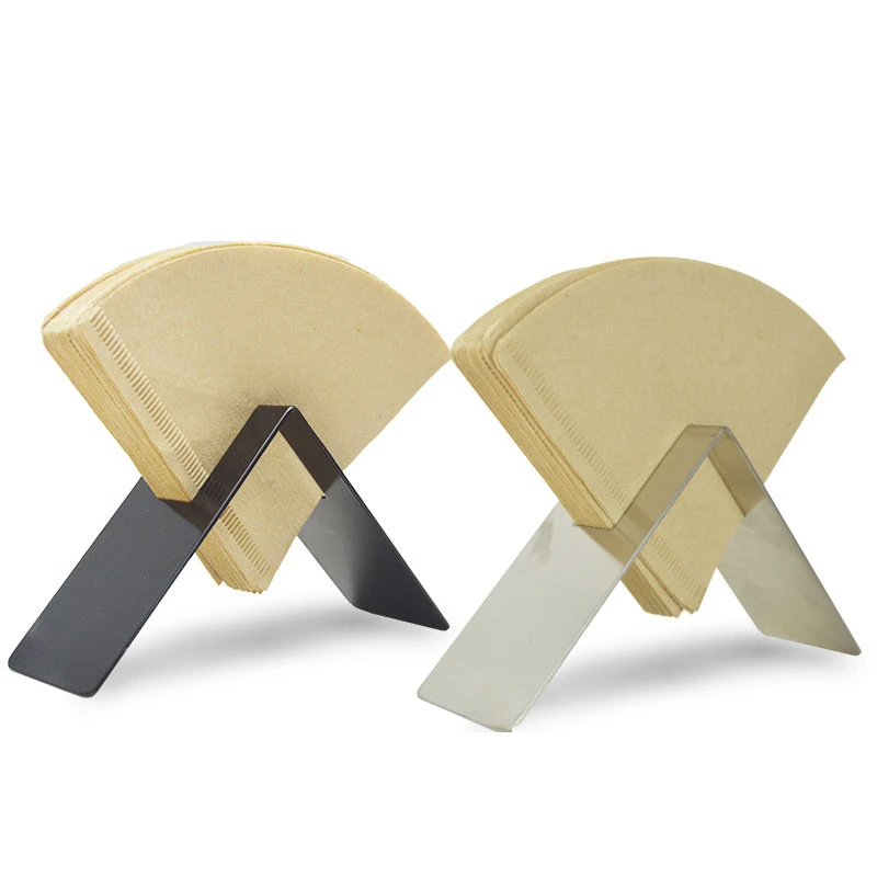 V60 держатель для бумажных фильтров пыли ручной ящик кофе из твердой древесины