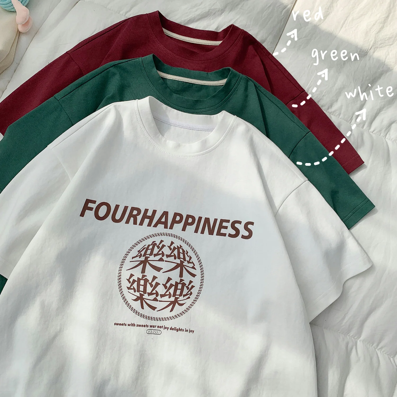 

2021 Summer Three-Color Creative Printing T-shirt Women's T