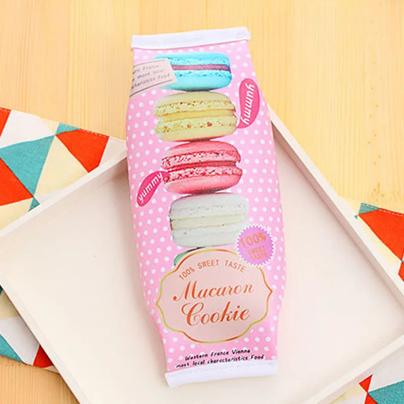 Новинка Модный чехол для карандашей с печеньем снеками креативными студентами