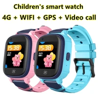 s60 4g gps wifi lbs tracker phonewatch kid smart watch waterproof sos video call for children anti lost monitor baby watch