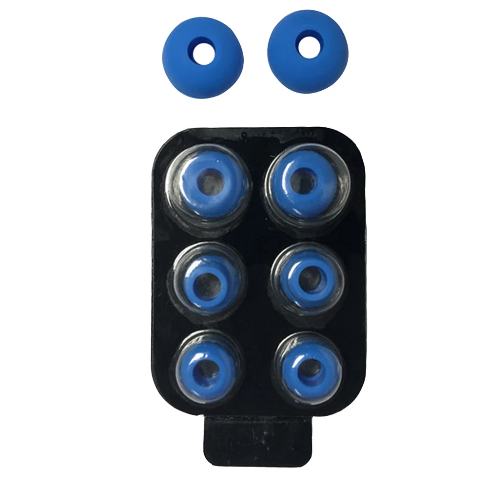 4 пары/компл. мягкие сменные вкладыши для наушников съемные силиконовые