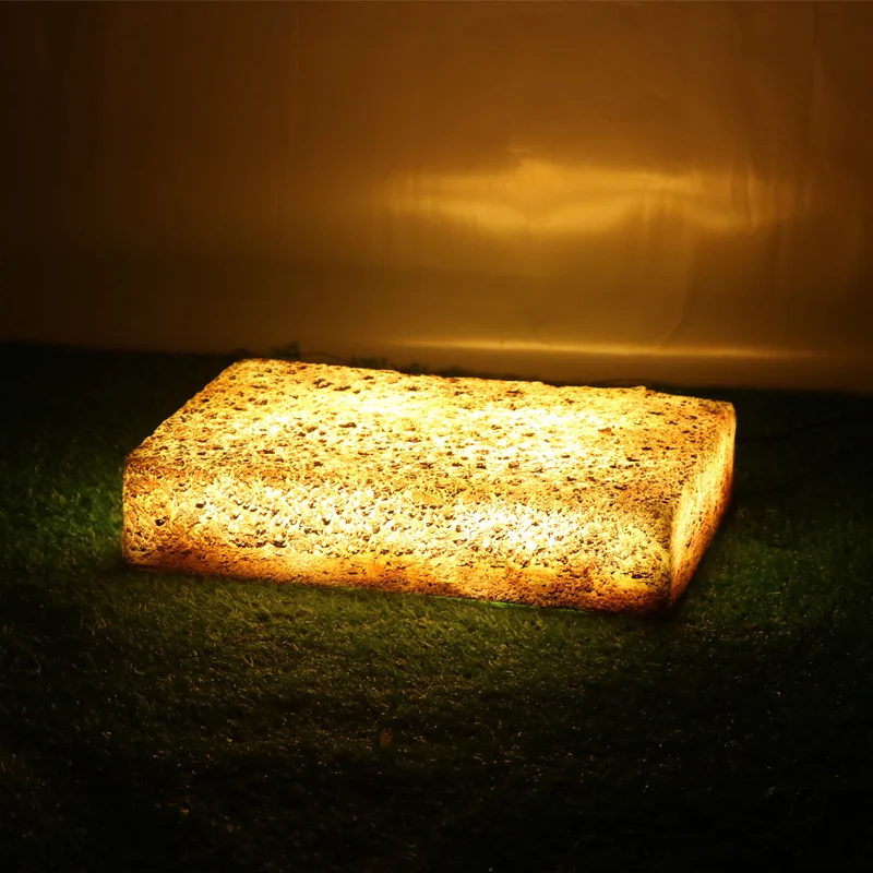 

Backyard Garden Lane Lighting Stone Decoration Brick Shape Landscape Light Villa Real Estate Public Park Lane Lawn Lamp