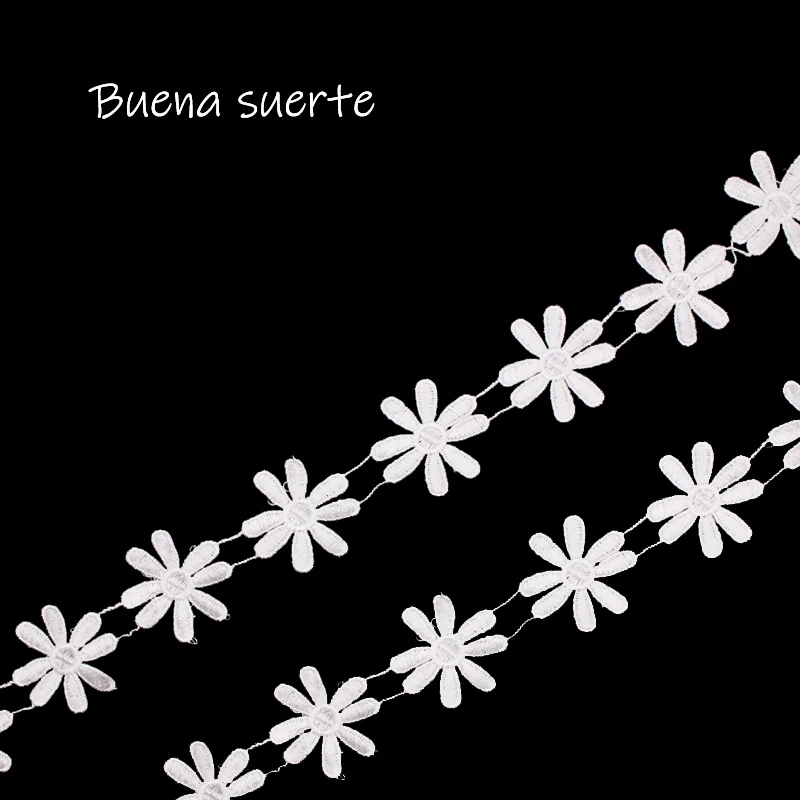Buena Suerte полиэстер 2018 Новинка 1/2 года/партия белый/черный цветок маргаритки