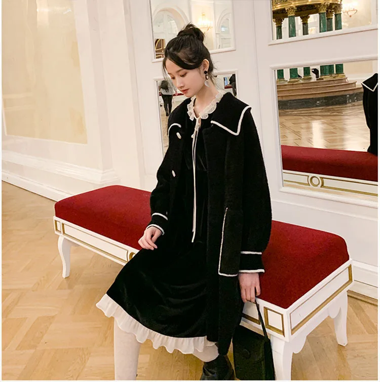 Женское бархатное платье макси с длинным рукавом винтажное вечернее модное