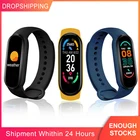 Смарт-часы унисекс с USB-зарядкой, пульсометром и светодиодным дисплеем