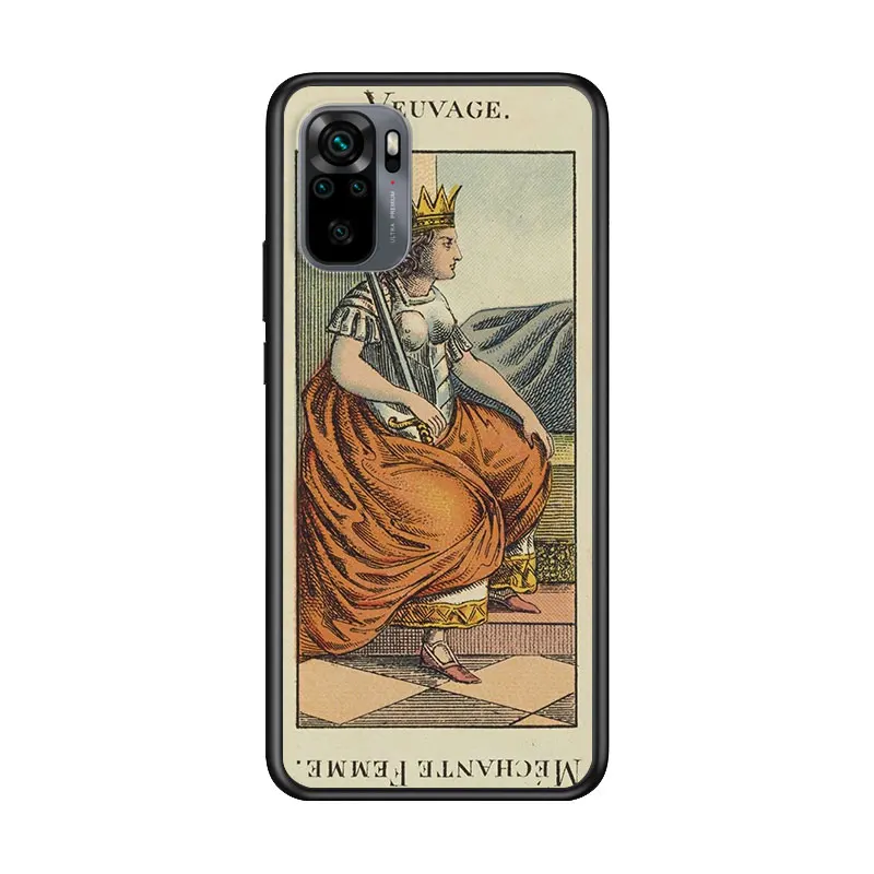 

Tarot Cards Reading for Xiaomi Redmi Note 10 10S 9 9T 9S 9Pro Max 8T 8Pro 8 7 6 5 Pro 5A 4X 4 Soft Black Phone Case
