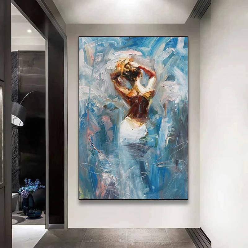 

Graffiti Dancing Ballerina Poster Abstract Ballet Girl Canvas Painting Print Wall Art Picture Modern Cuadros for Room Home Decor