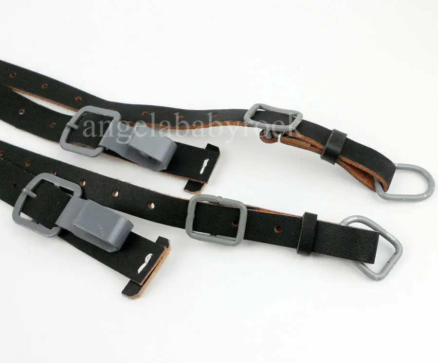 Немецкие армейские Y образные ремни WW2 кожаные подтяжки с нагрузкой боевой ремень