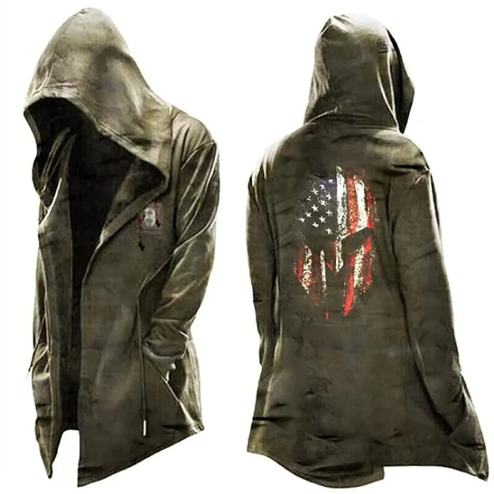 

2021 New Fashion Assassin's Creed Men Hoodies Brand Cosplay Coat Boy Quality Jackets Pullover Loose Casual Drawstring Streetwear