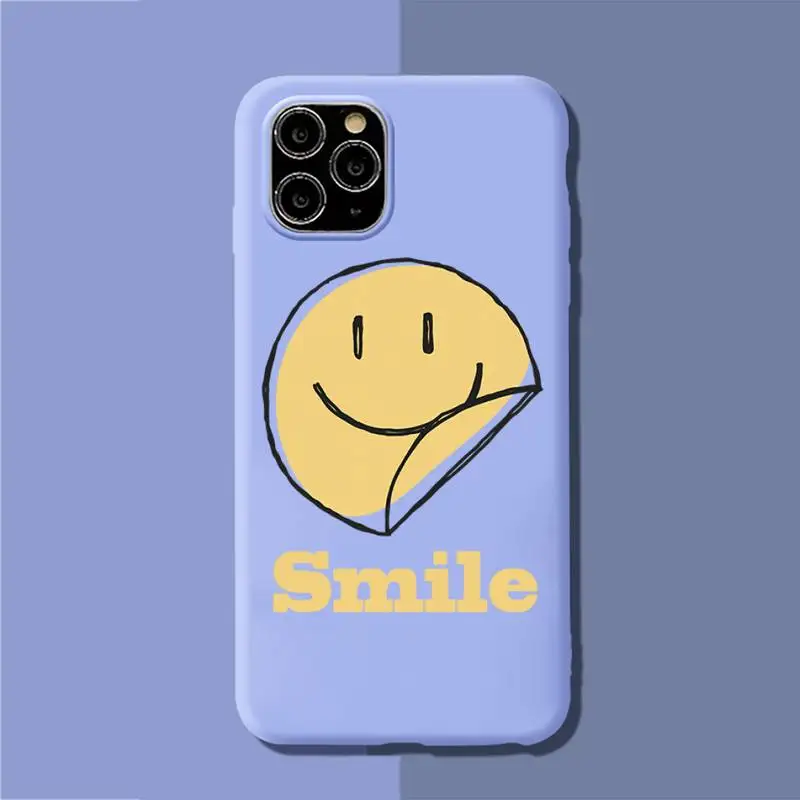 

Cartoon Smile Face Phone Case for iphone 13 11 12 mini pro max 7 8 plus 6 6s x xs max xr coque
