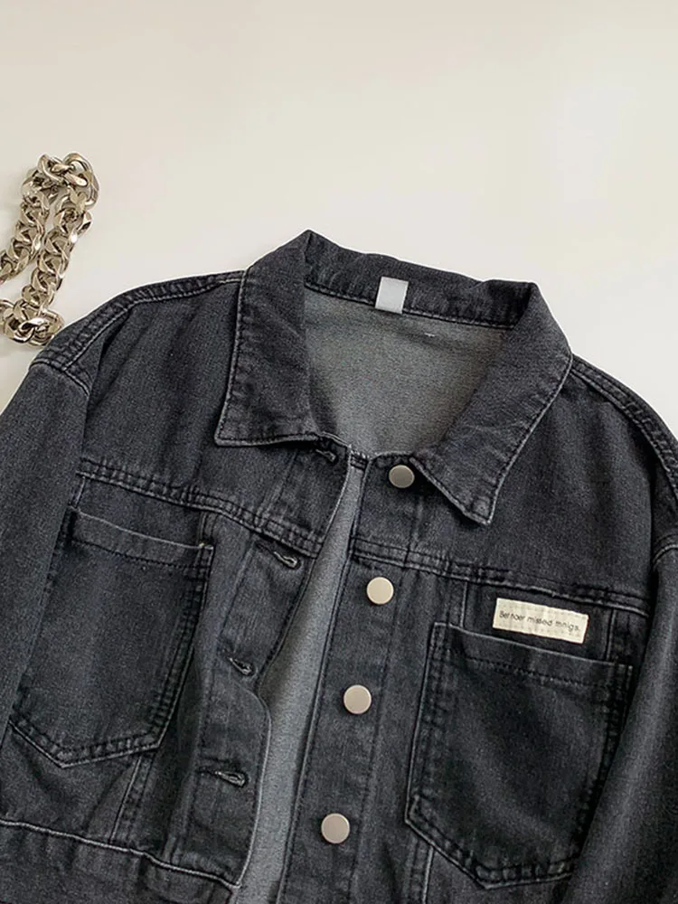 Женский летний костюм яркая Модная Джинсовая куртка в Корейском стиле новинка 2021