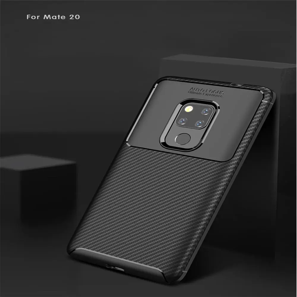 Роскошный чехол для телефона из углеродного волокна huawei mate 30 20 10 pro honor 8X 9X 9i 10i 20i V30