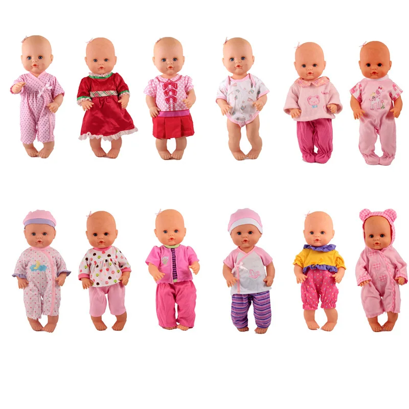 13 дюймов Одежда для кукол подходит 35 см Nenuco кукла Ropa Nenuco y su Hermanita Nenuco аксессуары 10 шт./лот разные наряды/платья