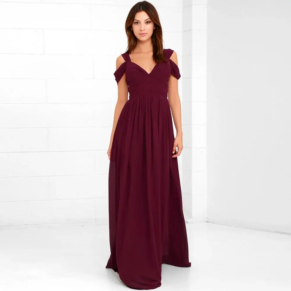 

2020 Autumn Winter New Women's Sexy Host Banquet Temperament With Clothes Fashionable V-neck Elegant Comfortable Dress L-4XL