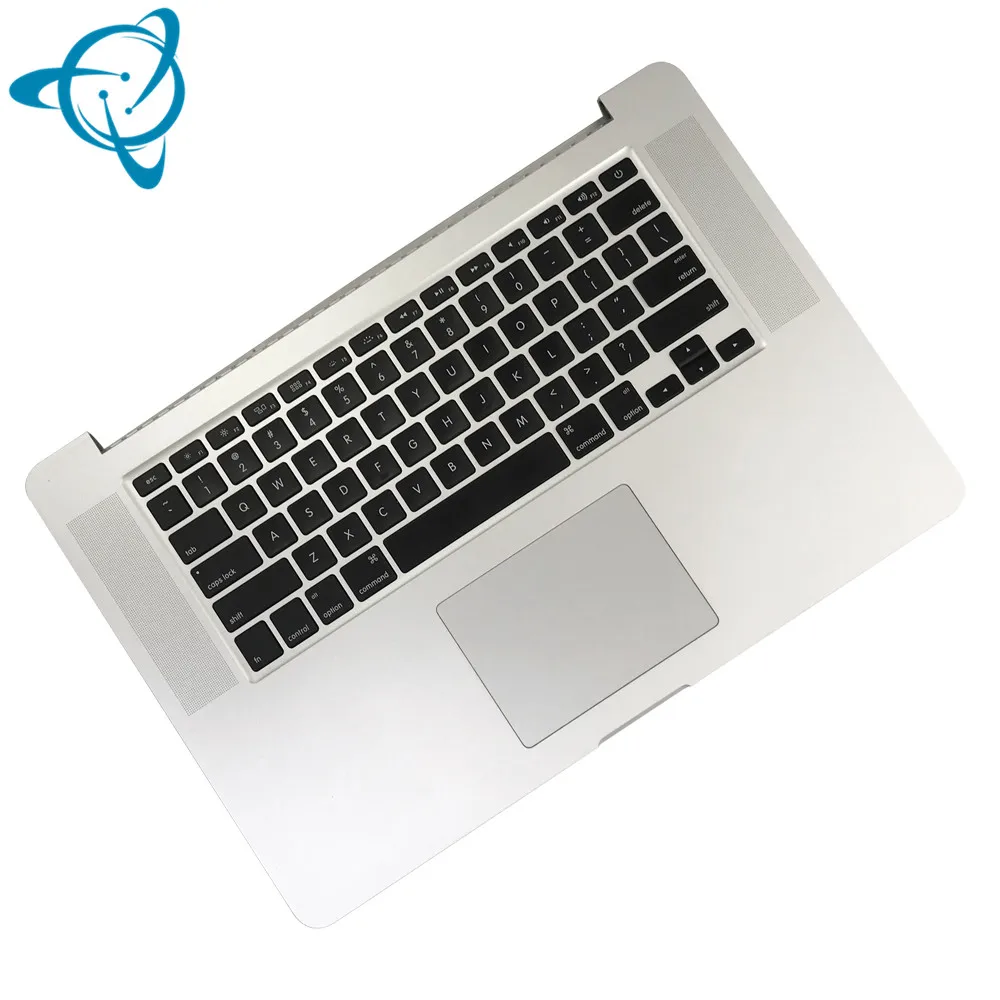 

A1398 верхний корпус с клавиатурой, материнская плата, гусеничная панель, вентиляторы с подсветкой, динамик SSD для Macbook Pro Retina 15,4 дюйма, Topcase Для ...