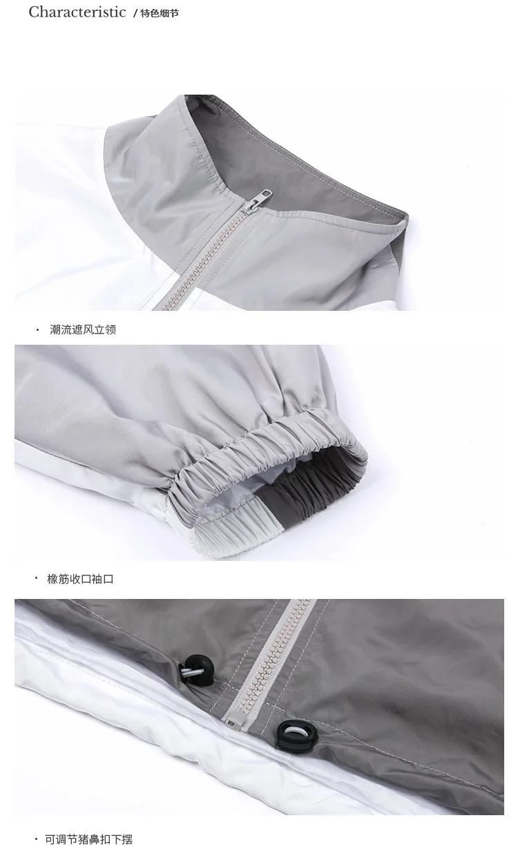 

Women Jacket 2020 Stand Collar Baseball Spring Autumn Thin Female Zipper Outerwear Long Sleeve Windbreaker Plus Size Coats